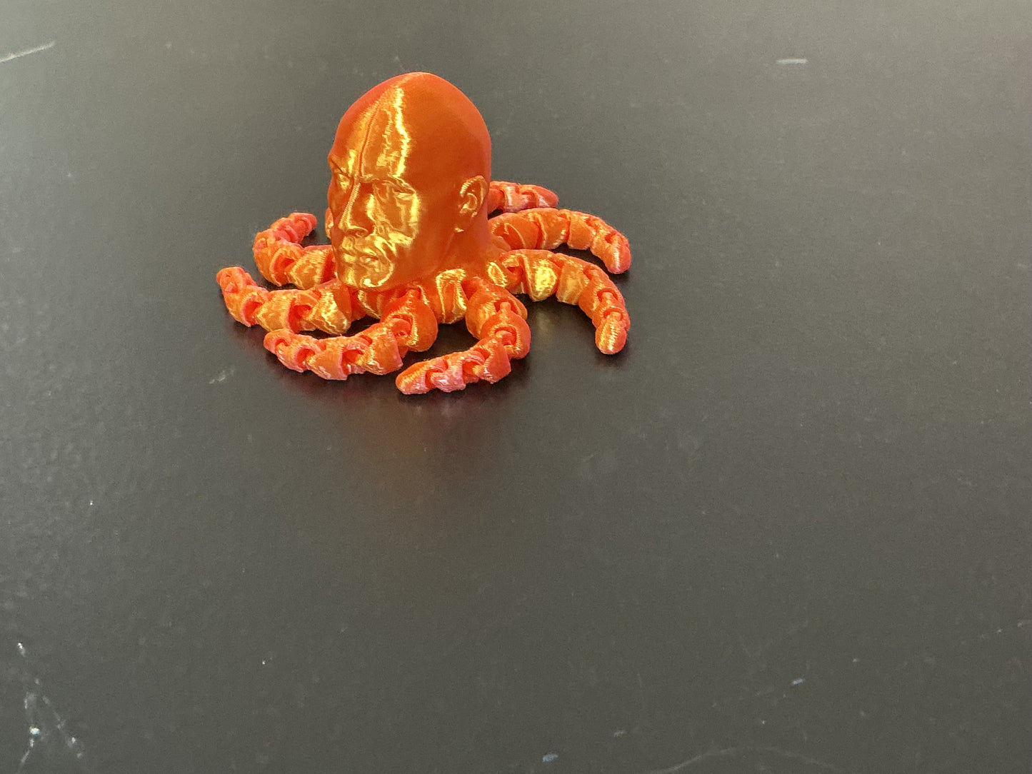 Rocktopus Prime – Meme-Inspired Surreal Octopus Sculpture | 3D Printed Art Figure