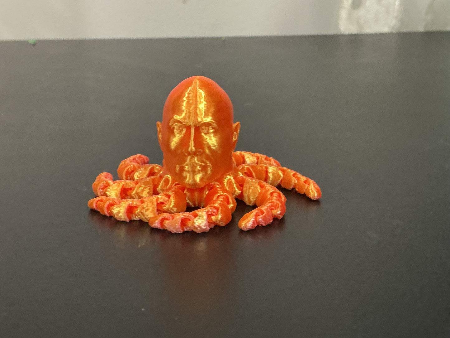 Rocktopus Prime – Meme-Inspired Surreal Octopus Sculpture | 3D Printed Art Figure